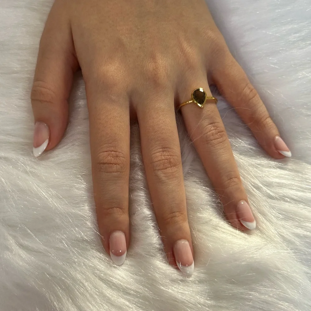 925 GF real Citrine stone made in italy